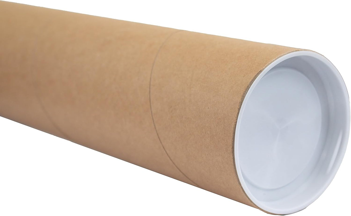 MagicWater Supply Mailing Tube - 3 in x 36 in - Kraft - 1 Pack - for Shipping and Storage of Posters, Arts, Crafts, and Documents