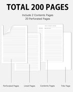Dynta Hardcover Journal Notebooks, 10 Packs A5 Lined Journals Bulk - Image 4