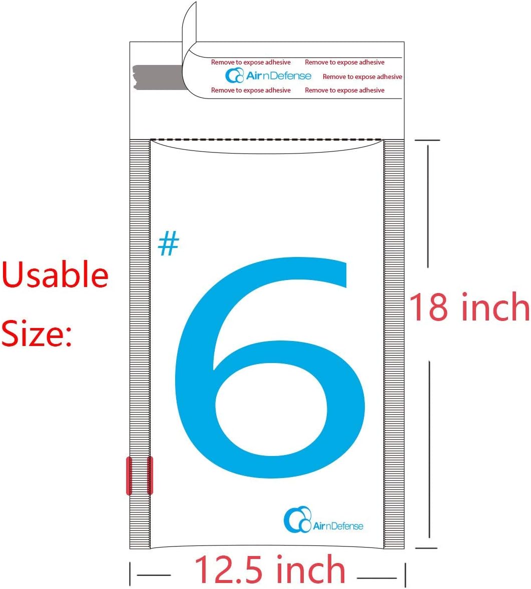 5/50/100/200/250/300/400/500/1000 pcs #6 12.5 x 19 Kraft Bubble Padded Envelopes Mailers Shipping Bags AirnDefense (1000)
