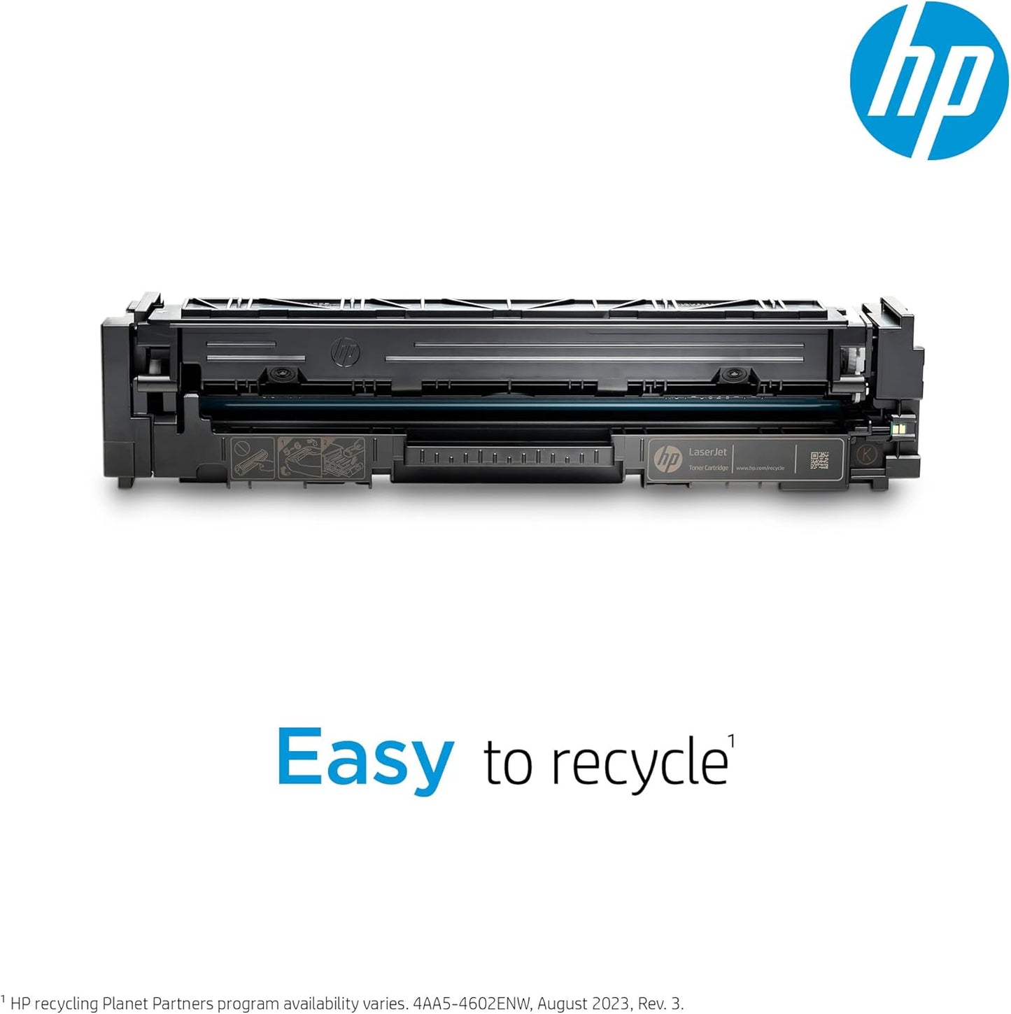HP 202A Cyan, Magenta, Yellow Toner Cartridges (3 Pack) | Works with HP Color LaserJet Pro M254, HP Color LaserJet Pro MFP M281 Series | CF500AM