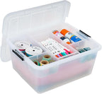 IRIS USA 18 QT Clear Storage Organizer - Image 2