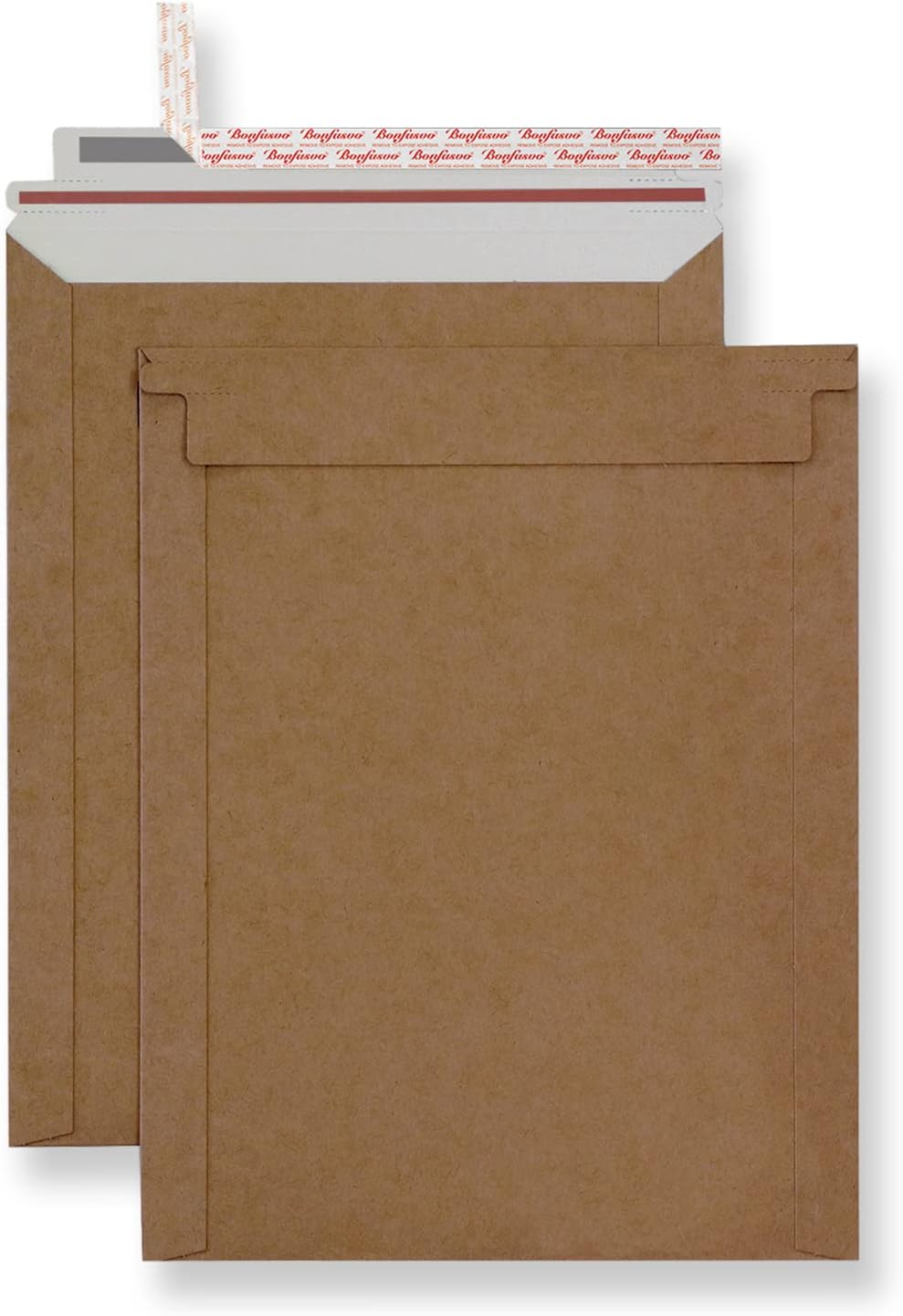 Rigid Mailers 30 Pack 6.25 x 8.25 inches Brown Self Seal Stay Flat Bulk Cardboard Kraft No Bend Mailers Peel and Seal for Document Photos Pictures Papers Files CD