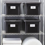 STAPLES File Box Plastic File Box Snap, Letter/Legal Size - Image 6