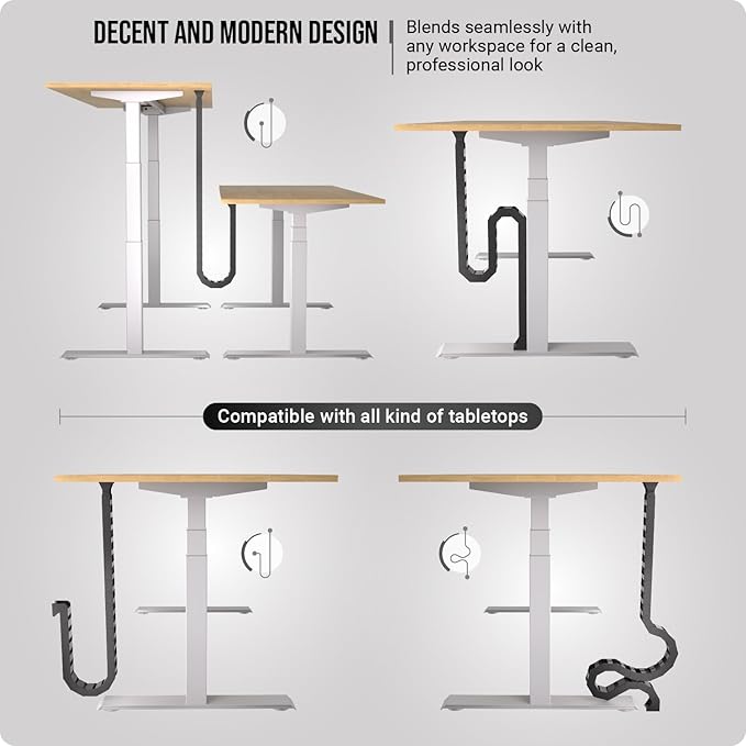 Ultimate Setup Under Desk Cable Management Vertebrae - Image 4