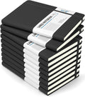 Dynta Hardcover Journal Notebooks, 10 Packs A5 Lined Journals Bulk by Dynta