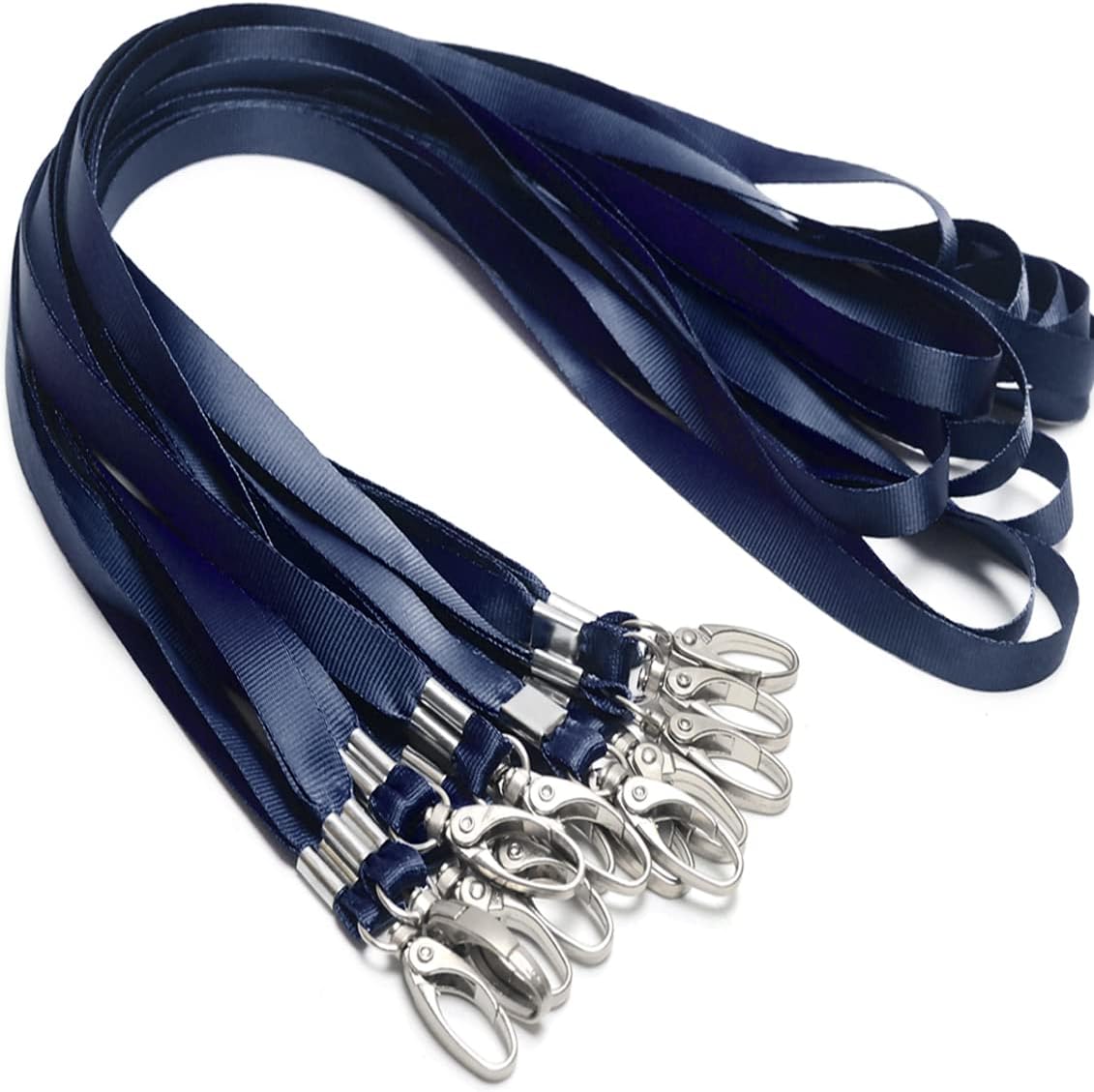 Lanyards for Id Badges Holder Bulk Lanyard with Clip Swivel Hooks for Name Tag ID Badge Holder,Students, Employees