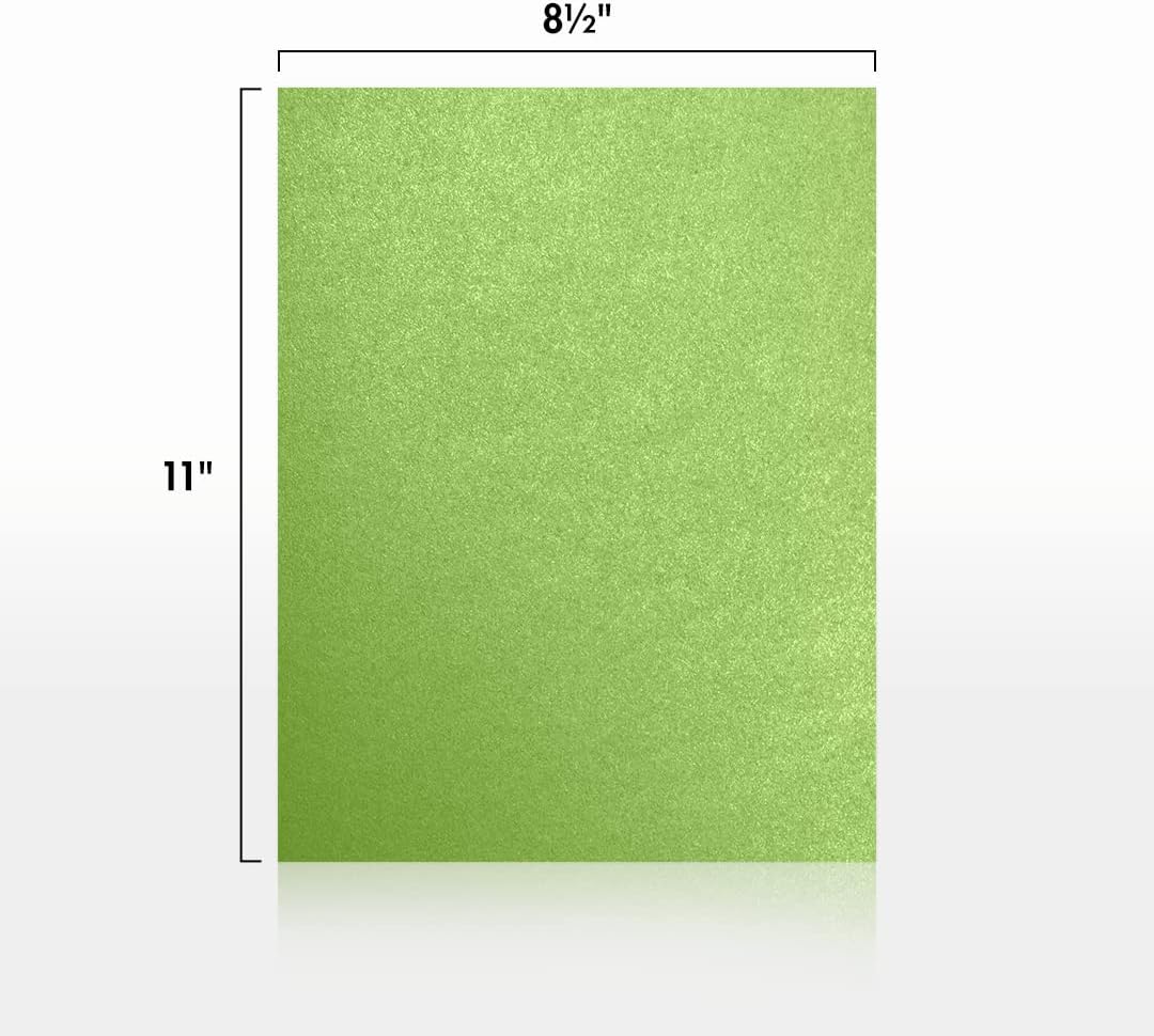 LUXPaper 8.5" x 11" Paper | Letter Size | Fairway Metallic | 80lb. Text | 50 Qty