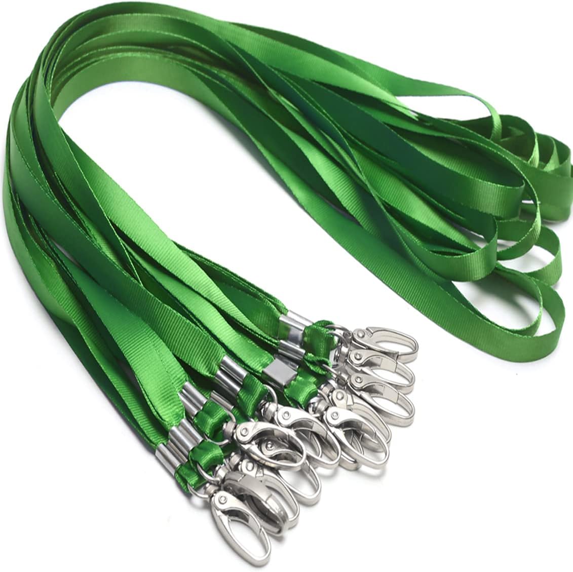 Lanyards for Id Badges Holder Bulk Lanyard with Clip Swivel Hooks for Name Tag ID Badge Holder,Students, Employees