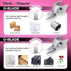 Pink Power Cordless Electric Scissors Fabric Cutter - Image 5