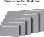 Aothia Faux Leather Desk Mat – Large Mouse Pad, Non-Slip PU Leather Blotter - Image 5
