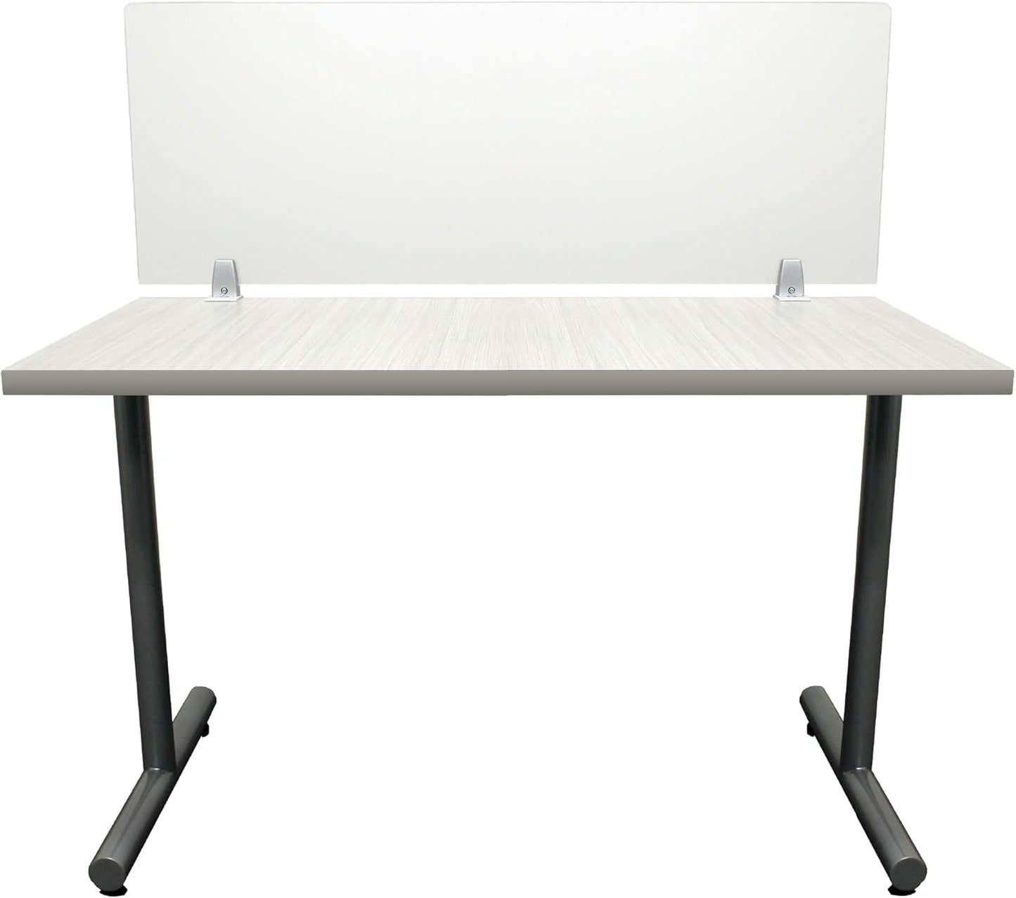 OBEX Frosted Acrylic Desk Mounted Privacy Panel, 12" x 66", Frosted