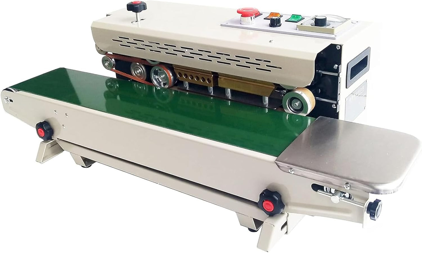 TECHTONGDA FR-880 Continuous Auto Sealing Machine Sealer Horizontal PVC Membrane Bag Film 110V