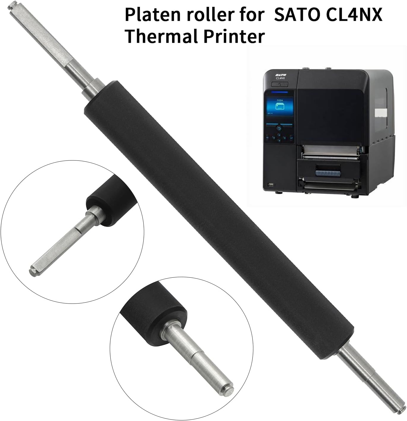 R29792000 Platen Roller for SATO CL4NX CL408NX CL412NX CL424NX Thermal Printer - Replacement Printer Transfer Roller Compatible with SATO CL4NX