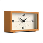 JONES CLOCKS® Odeon Desk Clock | Modern Rectangular Design | Mustard Yellow | - Image 2