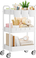 YASONIC Metal 3 Tier Rolling Cart by YASONIC