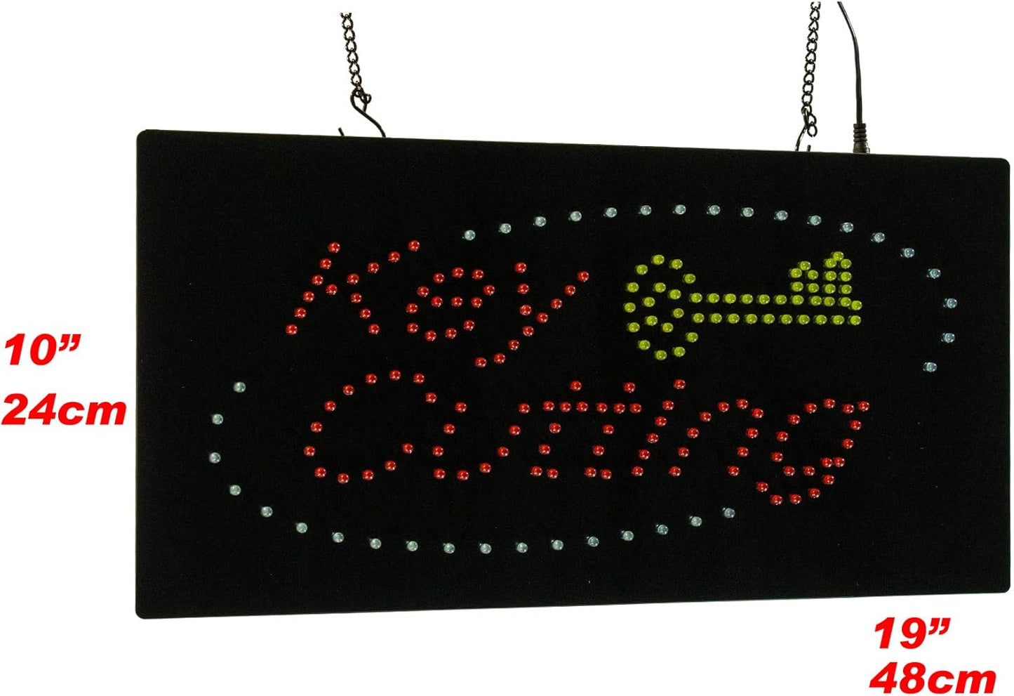 Key Cutting Sign, 19"x10", 48x24cm, TOPKING, LED, Neon, Florescent, Signage, Signboard, Display, Billboard, Screen, Grand Opening, Gift