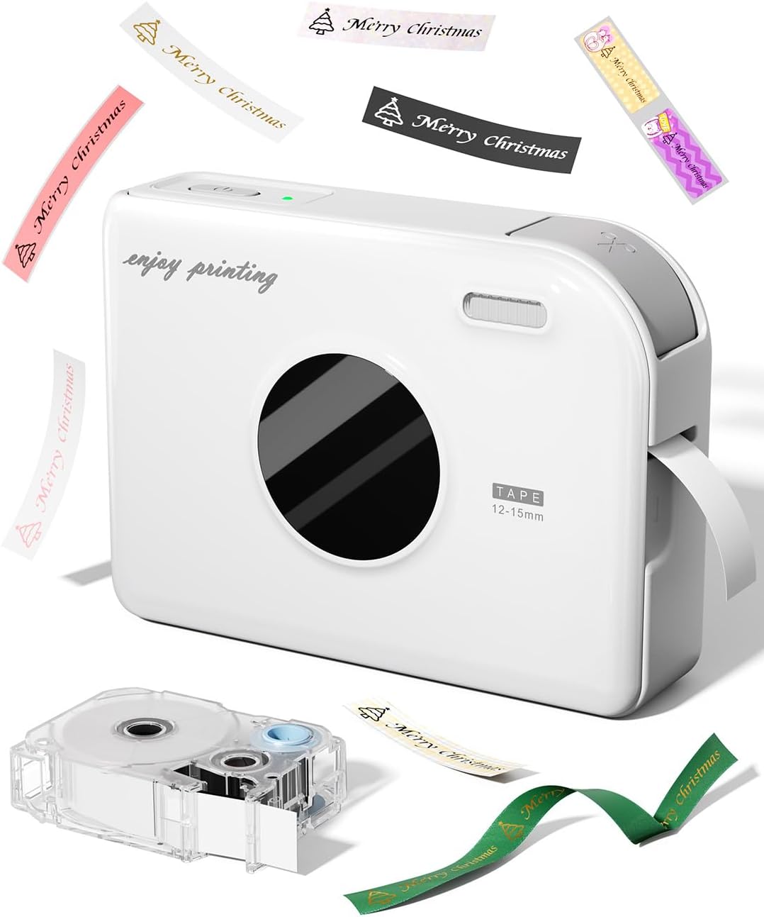 Phomemo A30 Label Maker, Mini Bluetooth Portable Rechargeable Label Maker Machine in/Out Door Use Without Fade Sticker for Home Office Small Business School, Works with Tablet, Phone & PC
