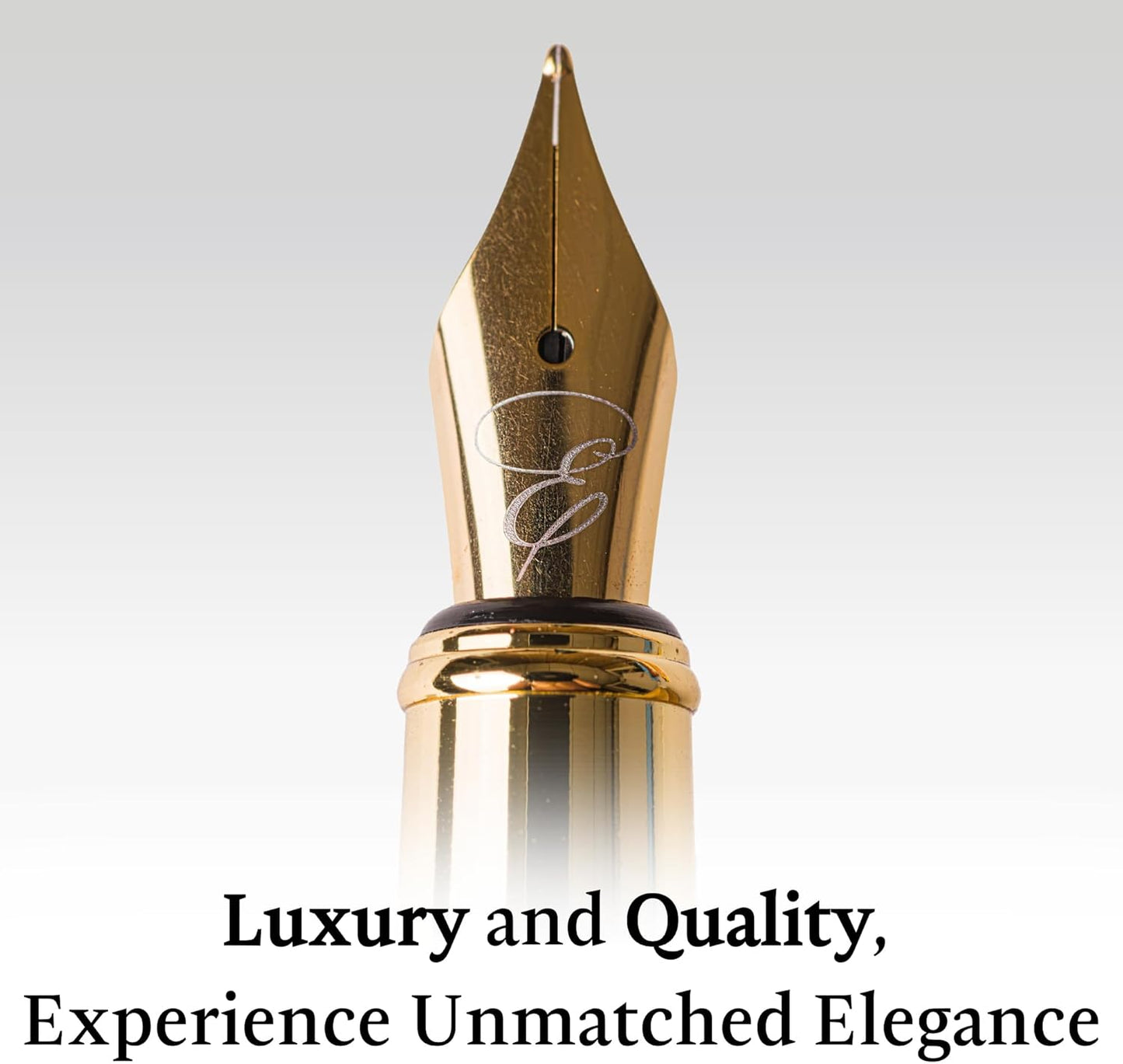 Elegant Wood Fountain Pen Set – Includes Wooden Pen Box, Ink Converter, 6 Ink Cartridges, and Gift Box – Writing, Calligraphy