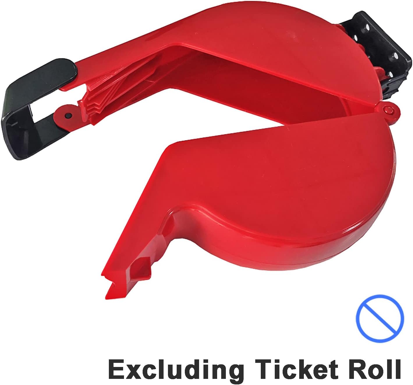 Ticket Dispenser Take A Number Ticket Number Dispenser Take a Number System Ticket Machine for Counter Queuing System Red (Ticket Rolls Not Included)