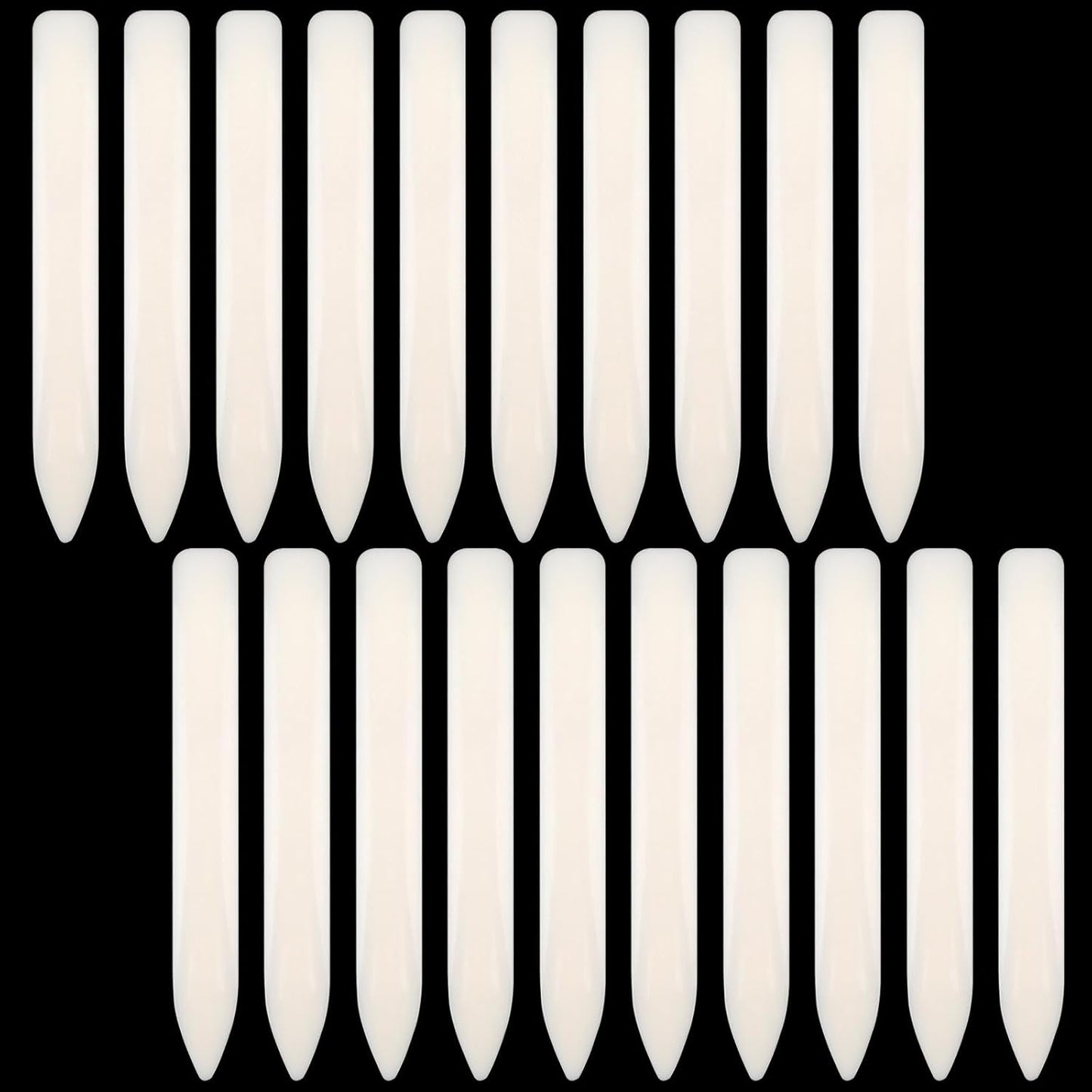 20 Pack Bone Folder Tool, Plastic Bone Folder Crafts Scoring Folding Creasing Paper Crafting Scrapbooking Tool for Paper Leathercrafts Bookbinding and DIY Card Making Handmade