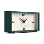 JONES CLOCKS® Odeon Desk Clock | Modern Rectangular Design | Green | Stylish - Image 2