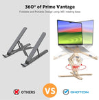 OMOTON 360° Rotating Laptop Stand Riser - Image 2