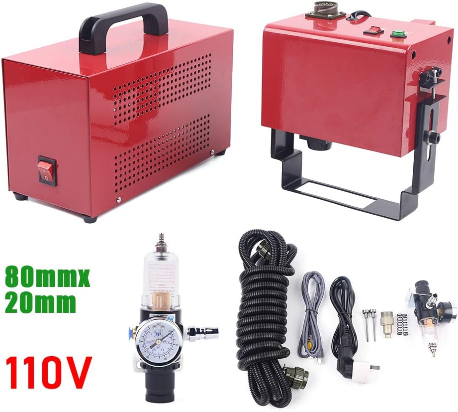 Pneumatic Portable Dot Peen Marking Engraving Machine for VIN Code Number Metal (Pneumatic - 80 * 20mm - A)