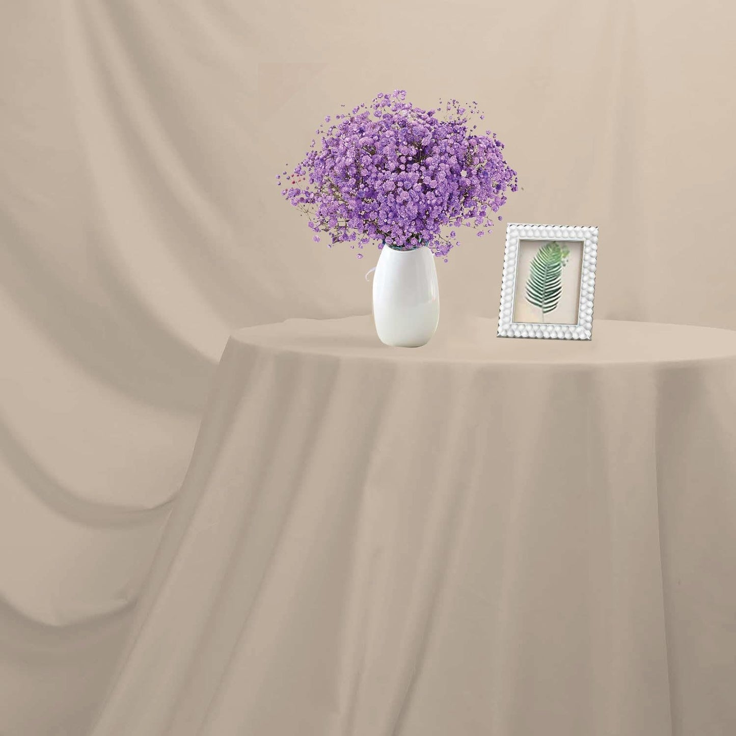 Beige Photo Backdrop for Photoshoot Beige Background for Photography Photo Backdrop Curtain for Party 8 x 10 FT