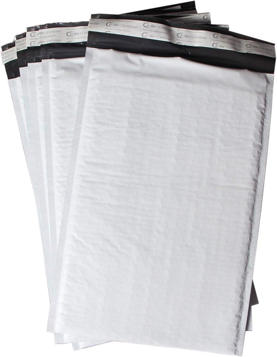 50/100/200/300/400/500 pcs #6 12.5x19 Poly Bubble Padded Envelopes Mailers Shipping Bags AirnDefense (500)