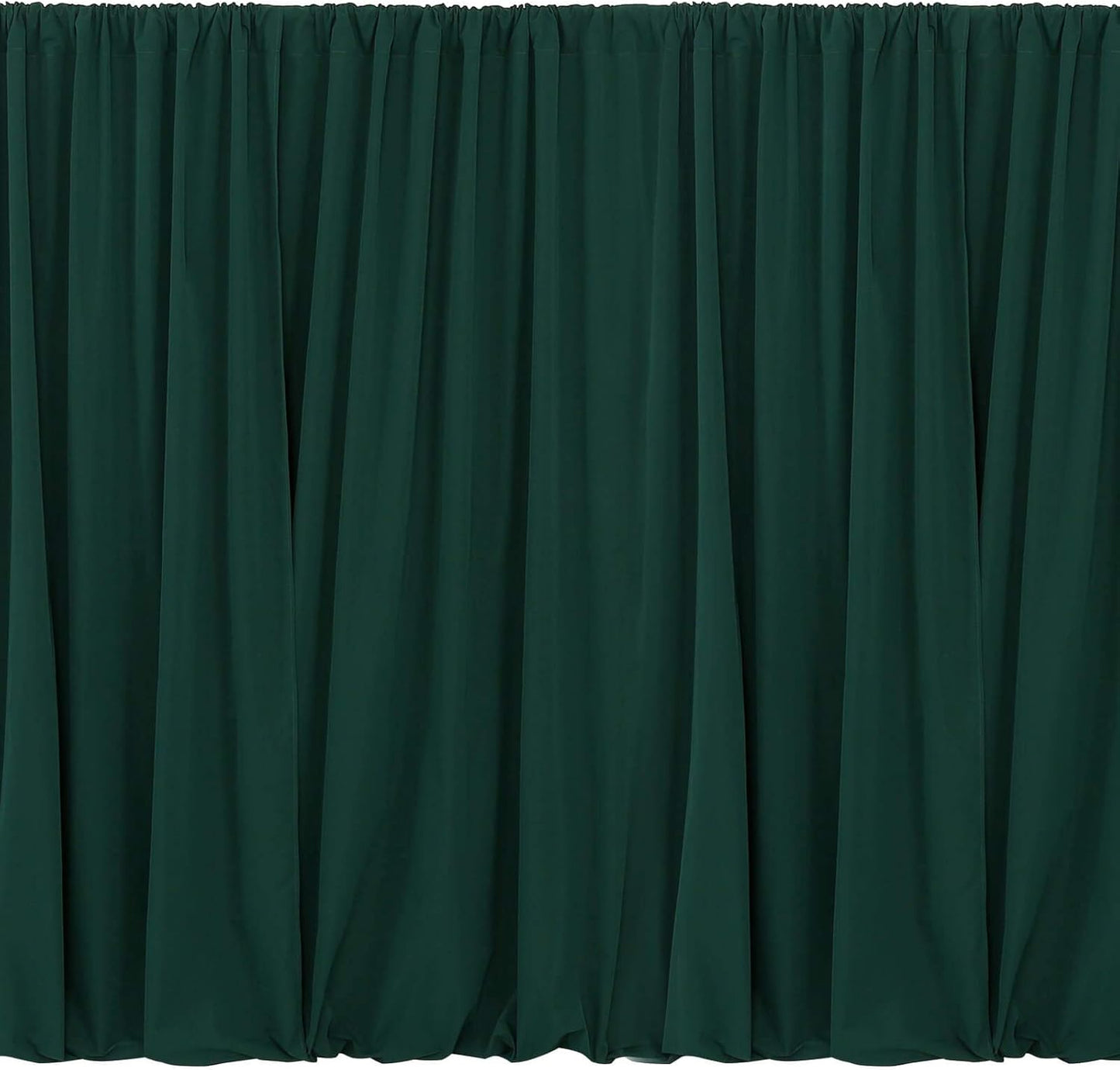 Green Backdrop Curtains 10ft x 10ft: Polyester Photo Backdrop Drapes - Halloween Party Photography Background Decorations