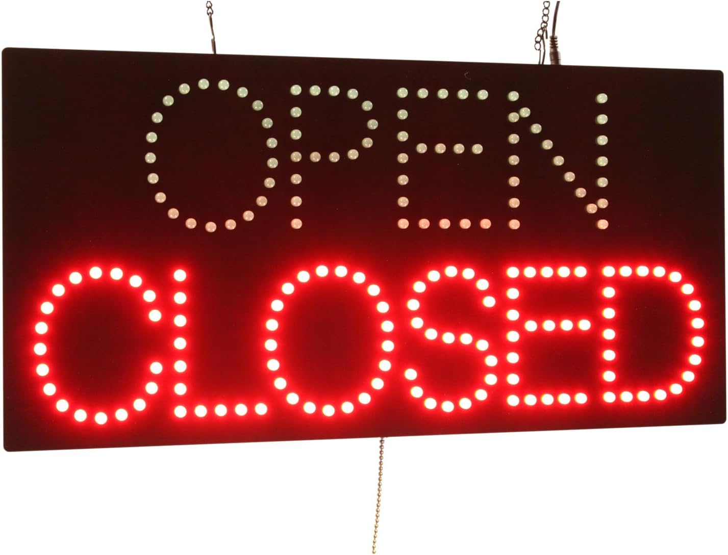 Open Closed Sign, Up-Down, 24"x12", 60x30cm, TOPKING, LED, Neon, Florescent, Signage, Signboard, Display, Billboard, Screen, Grand Opening, Gift