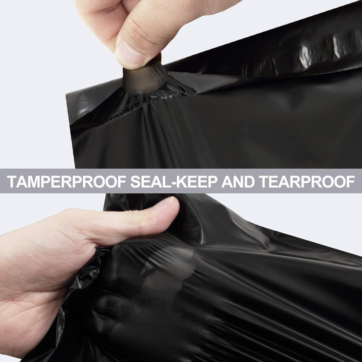 UCGOU Poly Mailers 10x13 Inch Black 100 Pack Shipping Bags #4 Strong Mailing Envelopes Boutique Packaging Postal Self Seal Adhesive Waterproof and Tear Proof Small Business for Clothes Books