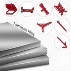 Carpentry Square Kits with Box, Aluminum Scribeing Ruler, Precision Layout - Image 6