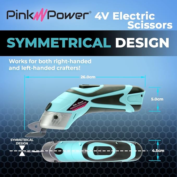 Pink Power Electric Fabric Scissors Box Cutter - Image 3