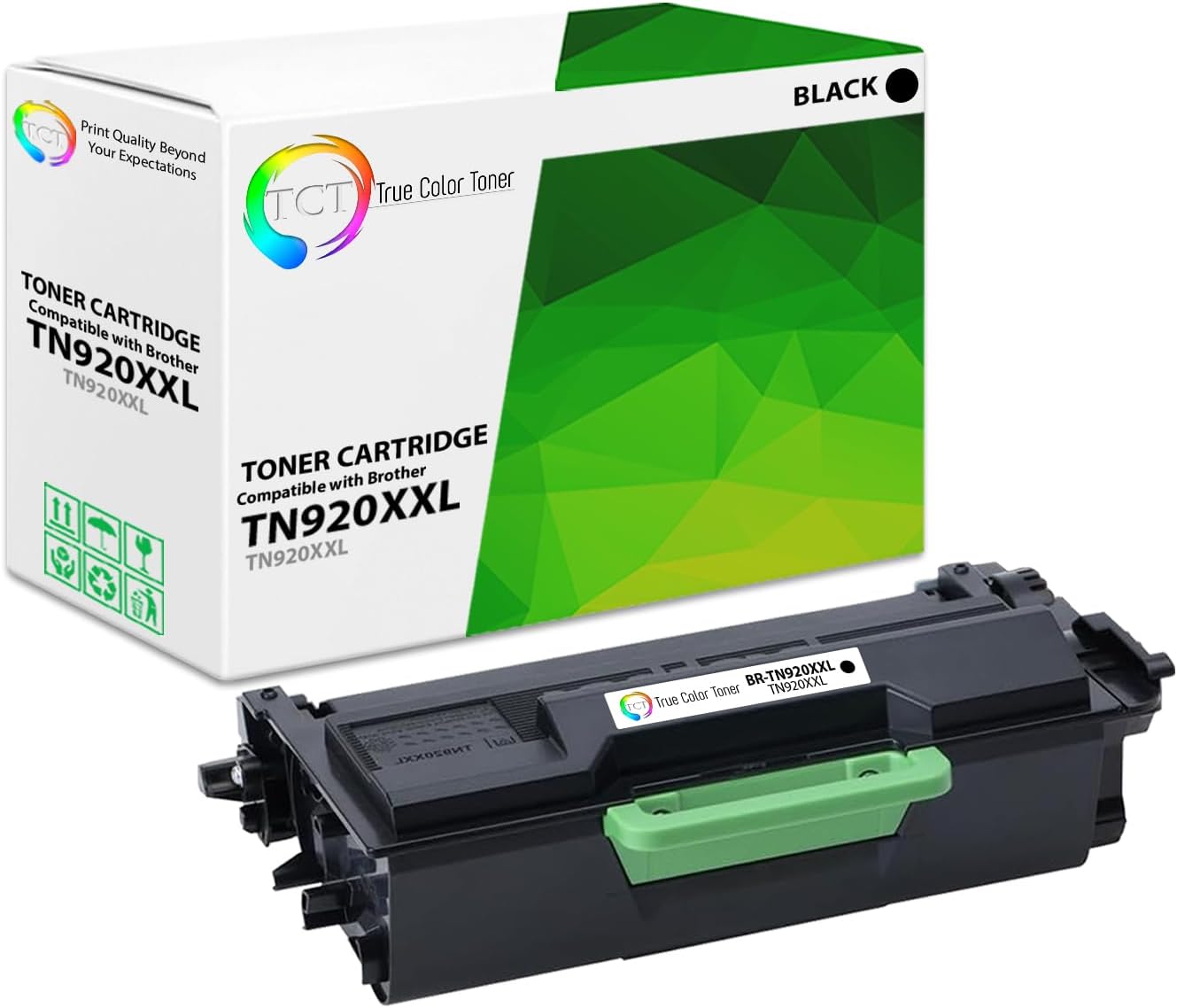 TCT TN920 Toner Cartridge - Compatible Replacement for Brother TN920 TN-920XXL Extra High Yield Works with Brother HL-L5210DN L5210DW L5210DWT L5215DW DCP-L5510DN Printers (11,000 Pages)