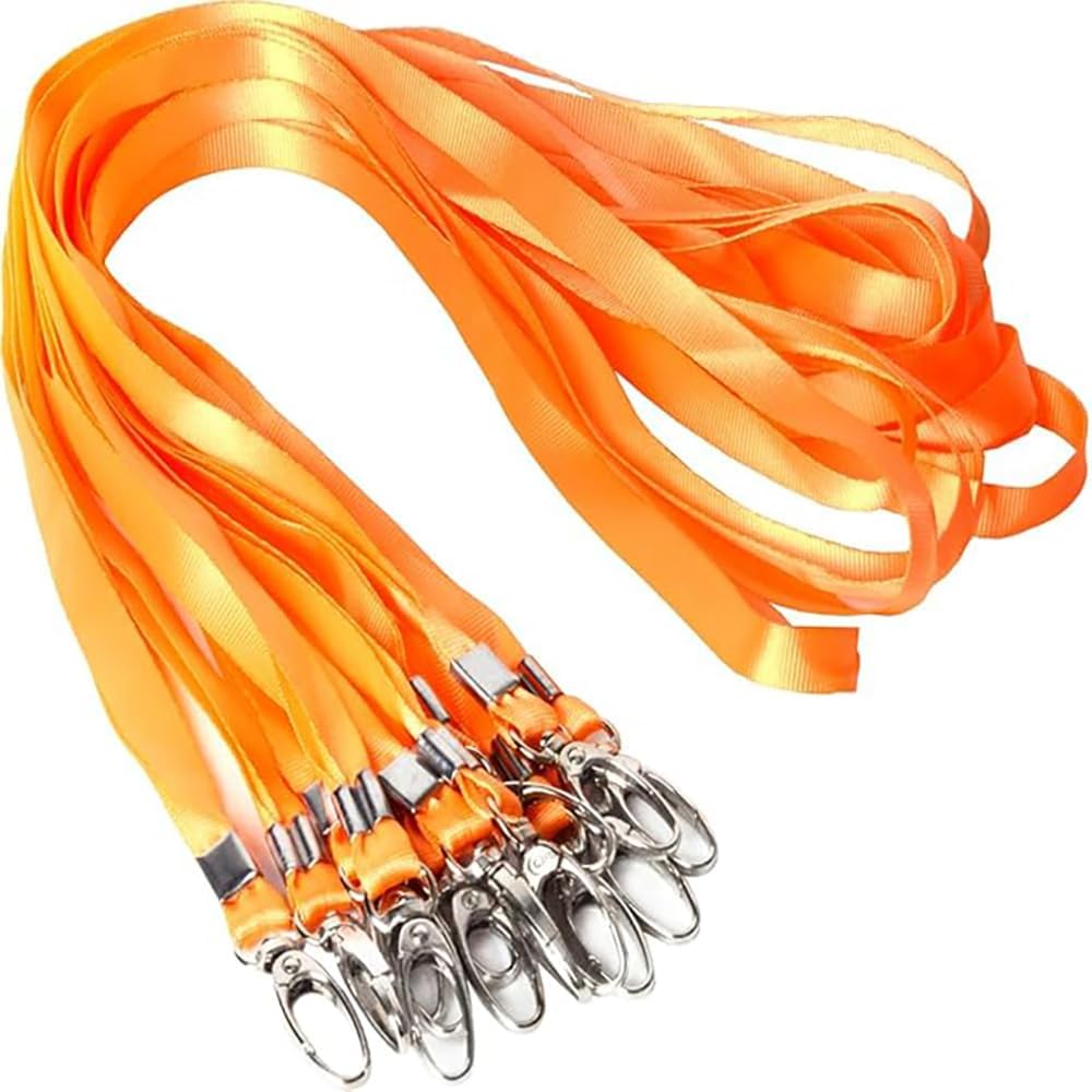 Lanyards for Id Badges Holder Bulk Lanyard with Clip Swivel Hooks for Name Tag ID Badge Holder,Students, Employees