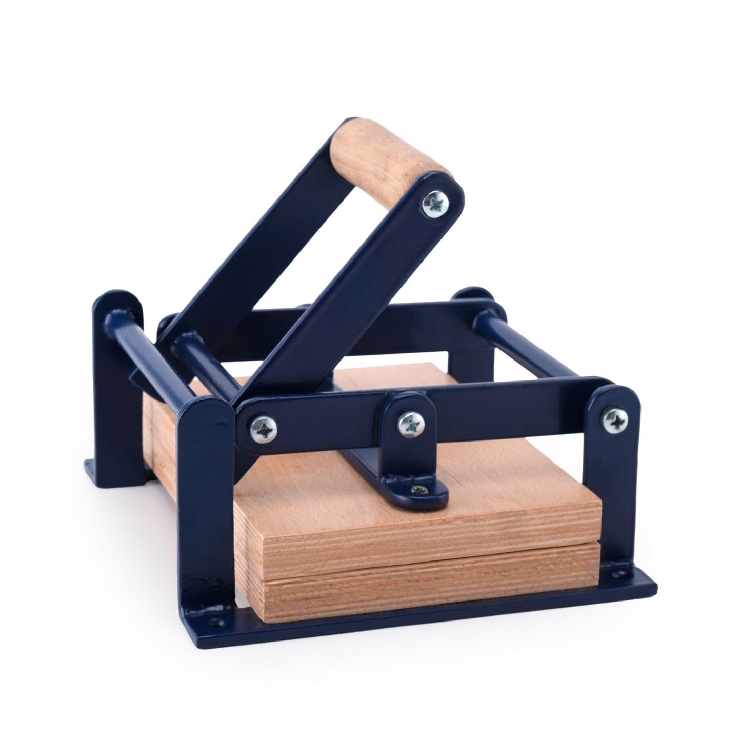 Linocut Printing Hand Lever Press Machine, Lino Cuts, Cutting Printing, Linoleum Blocks Printmaking, Rubber Roller Green Blue Crafts Supplies Tools Kit Print Maker Woodblock Ink (A3, BLUE)