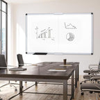 VIZ-PRO Magnetic Dry Erase Board, 72 X 40 Inches, Foldable Wall-Mounted - Image 5