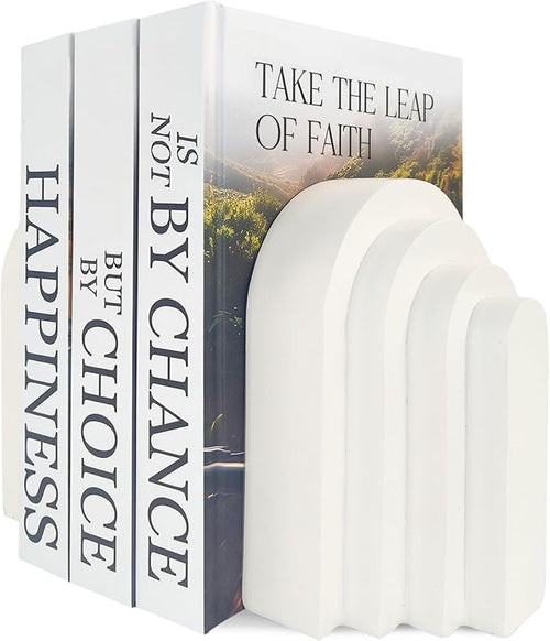 Book Ends for Heavy Books, Resin Decorative bookends, Heavy Duty Book end for - Image 2