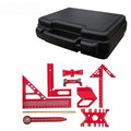 Carpentry Square Kits with Box, Aluminum Scribeing Ruler, Precision Layout by CCIEAO