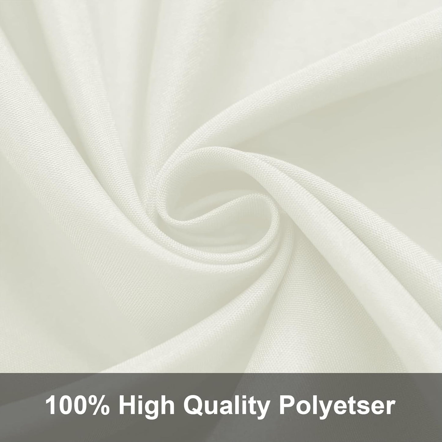 Joccun 5X7FT Ivory Backdrop Background for Photography,Polyester Backdrop Curtain Background Screen for Photography,Photoshoot,Video Recording,Studio(5X7ft,Ivory)