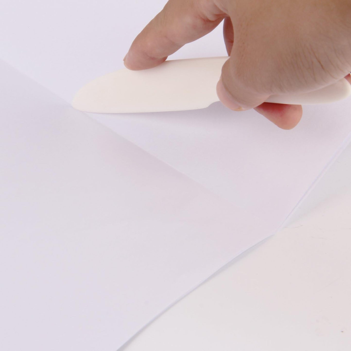 VENCINK Genuine Bone Folder Paper Creaser Crafting Scoring Creasing Scrapbooking Origami Tool for Paper Craft Cards Making Folding Score Board (5.5 x 0.79 inch)