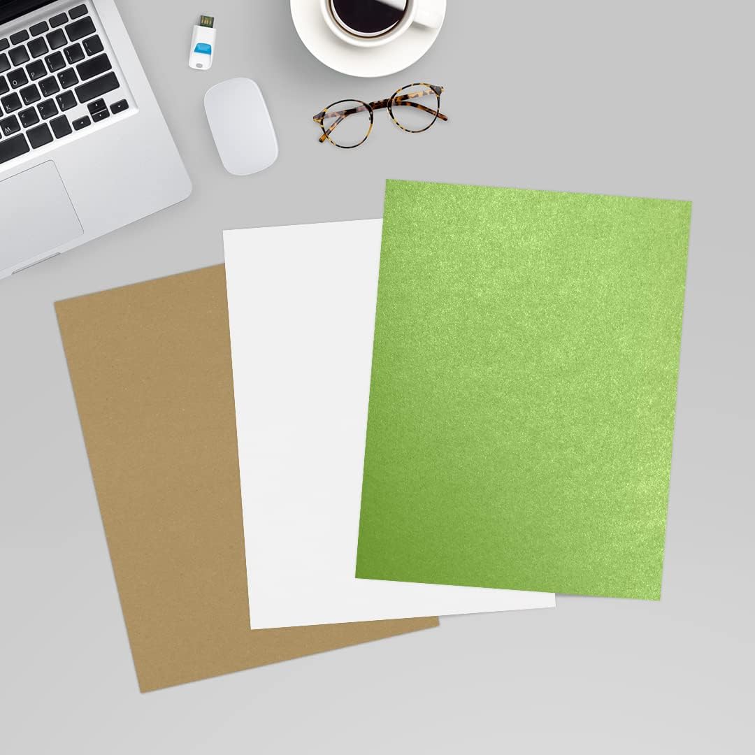 LUXPaper 8.5" x 11" Paper | Letter Size | Fairway Metallic | 80lb. Text | 50 Qty