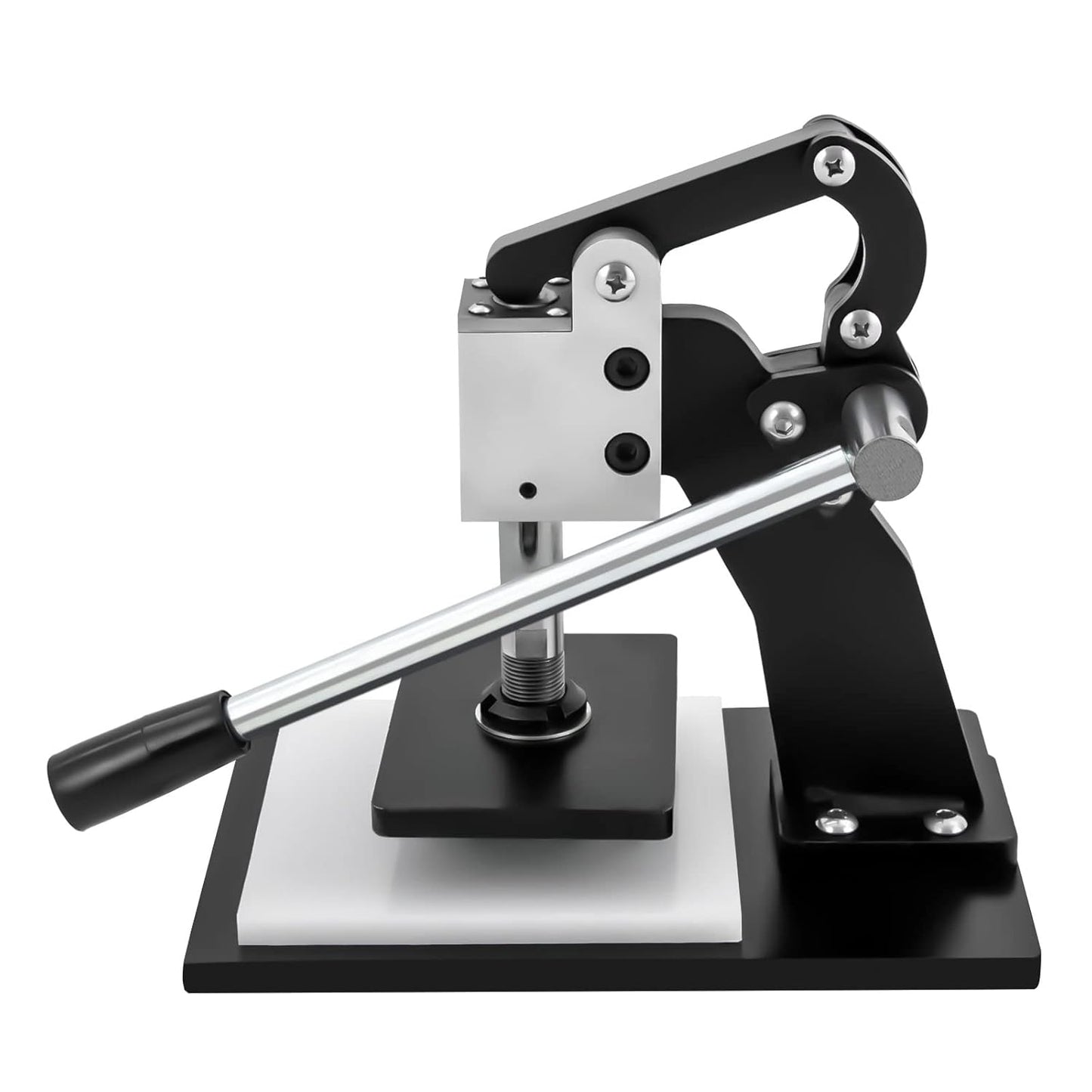 Manual Leather Cutting Machine, 5.12''x3.54'' Leather Embossing Stamping Machine Press Molding Machine for PVC Sheet, Fabric, Silicone, Paper