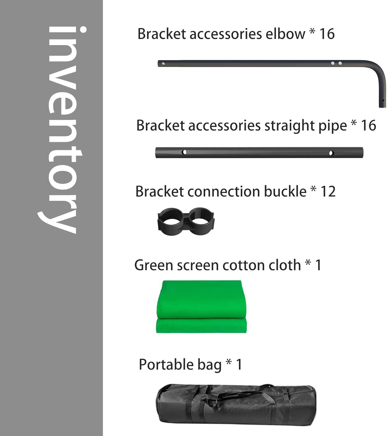 7.87ft x 13.12ft Green Screen Backdrop with Stand, Large Collapsible Backdrop System for Photo Studio, Video Shooting, Live Streaming, Gaming