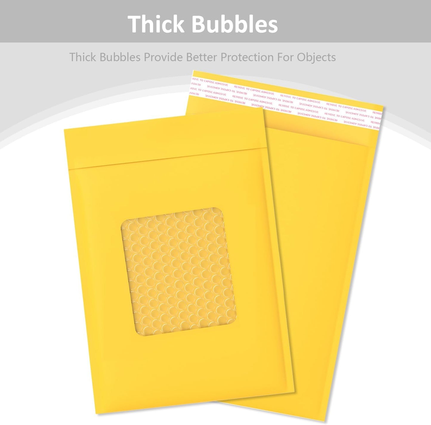 4x7 Inch Yellow Kraft Bubble Mailers - Heavy-Duty Privacy Shipping Bags with Peel-and-Seal Adhesive, Shockproof Packaging for Fragile Items, Jewelry & Documents (50 Pack)