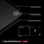 SteelSeries QcK L Performance Speed Gaming Mousepad — Extra Density - Image 7