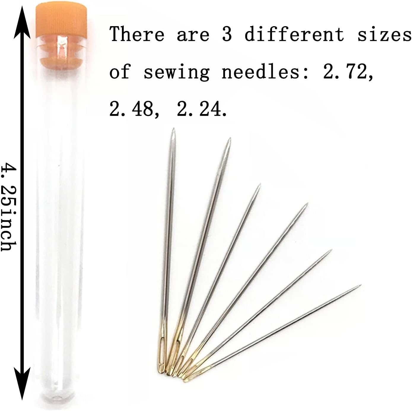 Bookbinding Tools, 16 Pieces Starter Tools Set Bone Folder Paper Creaser, Large-Eye Needles, Awl, Waxed Thread for DIY Bookbinding Crafts and Sewing Supplies