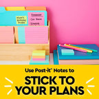 Post-it Notes, 4 in x 6 in, 2 Pack, 10 Pads, 100 Sheets per Pad, 1000 Sheets - Image 6