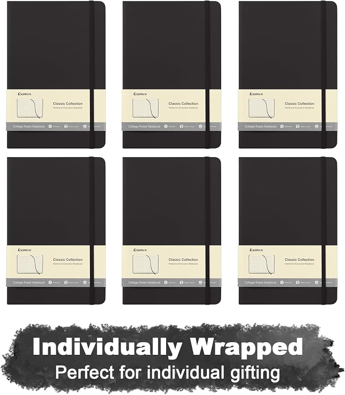 Comix 6 Pack Lined Journal Notebooks - Image 5